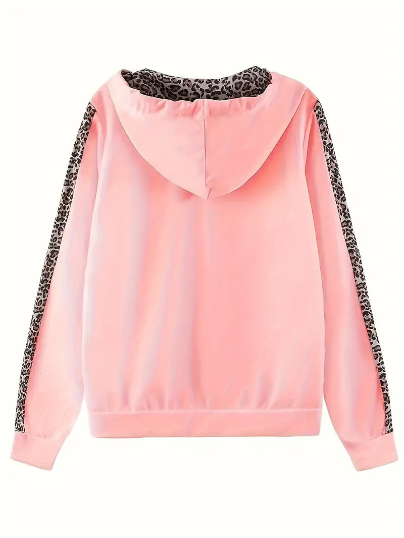 SASKIA | Dames Joggingset Met Luipaarddetails – Comfortabel, Trendy & Ideaal Voor Relaxte Dagen