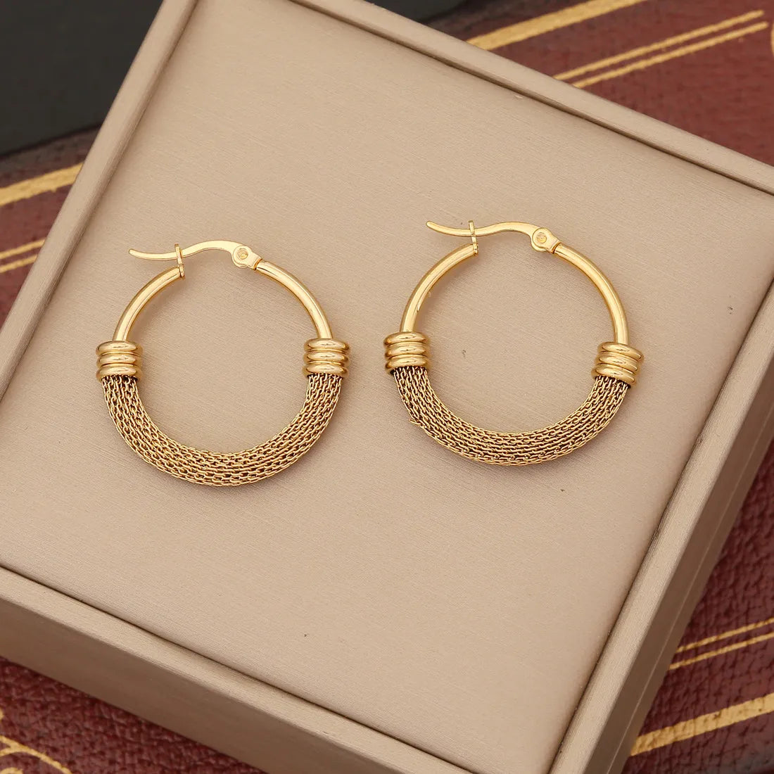 MIKA | Gouden Dames Oorringen in Luxe Vintage Style - Stijlvol, Luxe & Elegant