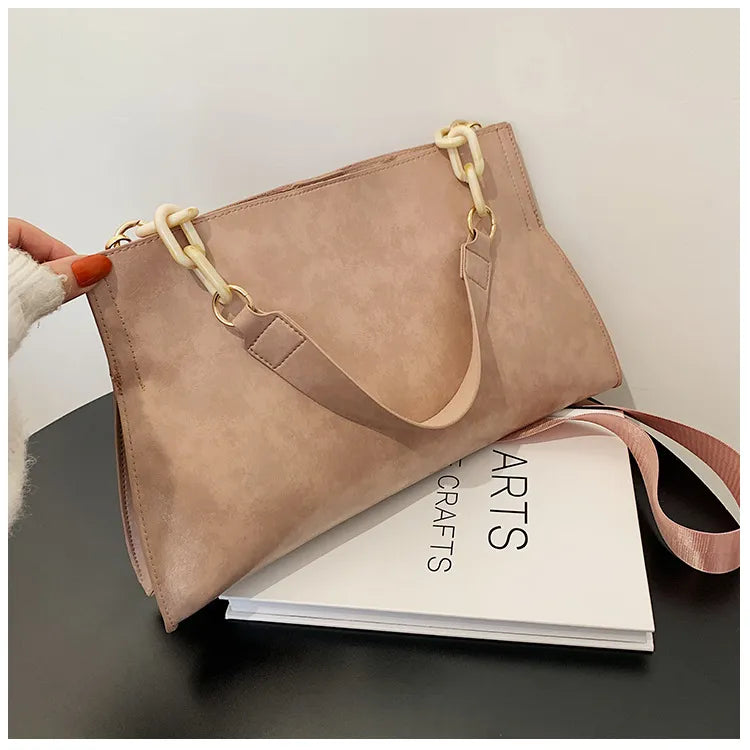 AYAKA | Minimalistische Schoudertas van Kunstleer met Chic Detail Voor Dames