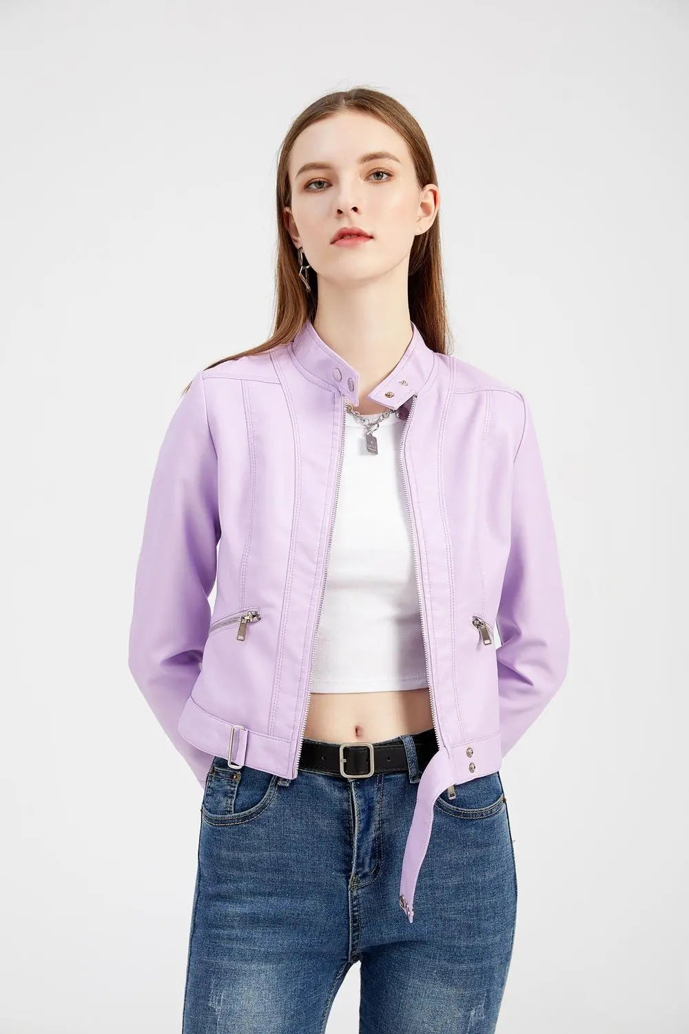 Elegante Leren Jas Voor Dames – Tijdloos, Duurzaam & Comfortabel
