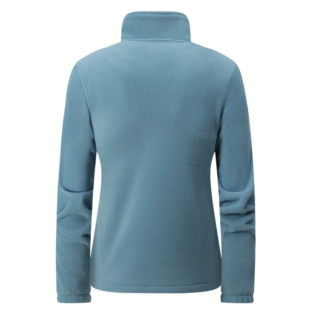 Dames Outdoor Fleecevest Met Pluche Voering – Warm, Comfortabel & Sportief Voor De Koude Dagen