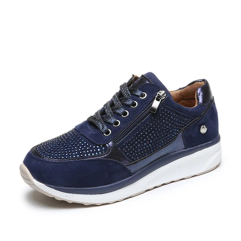 ASHLEY | Stevige & Comfortabele Dames Sneakers Met Rits - Stevig, Sportief & Stijlvol