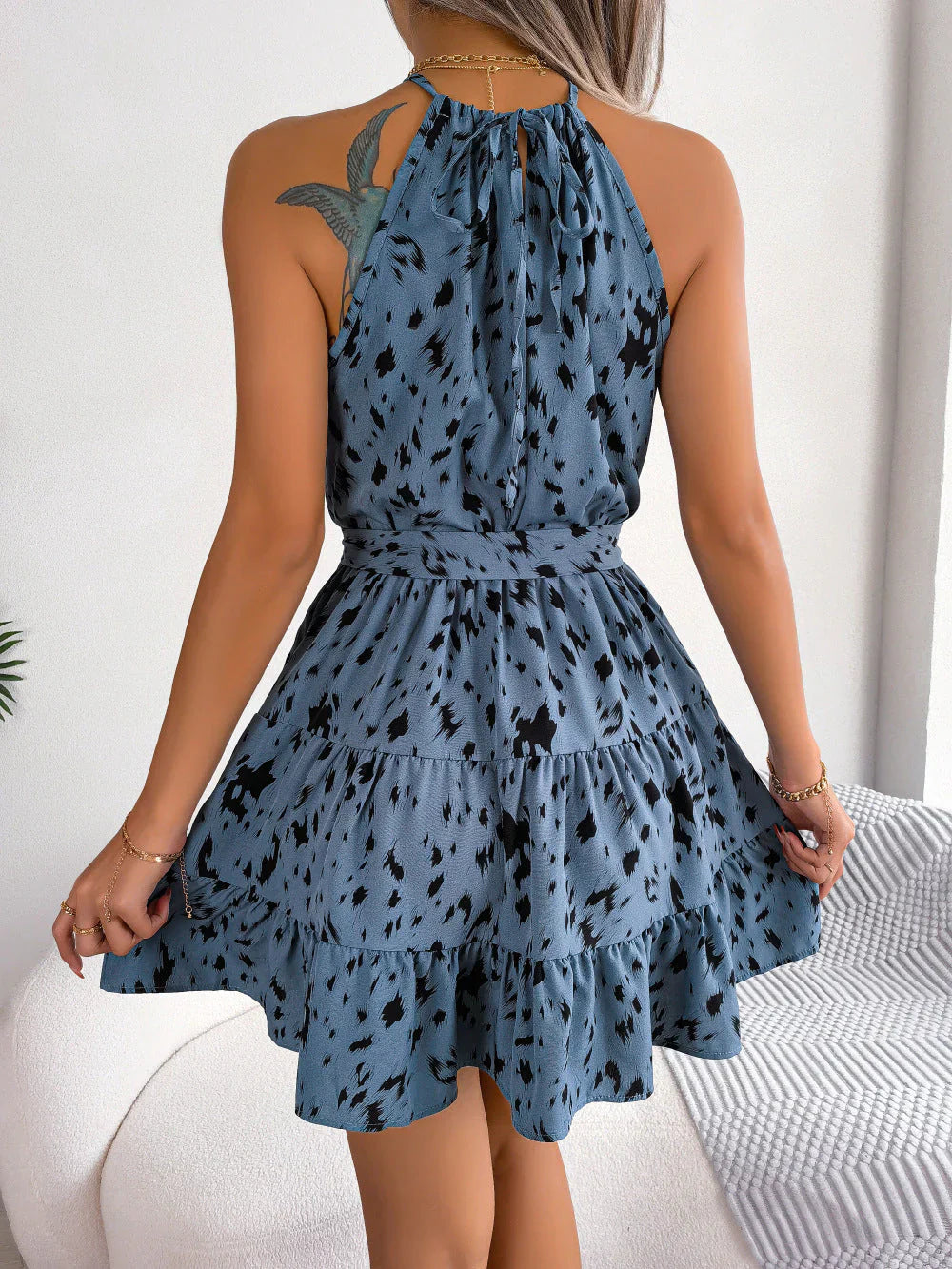 GIANNA | Zomerjurk voor Dames Met Elegante & Speelse Print