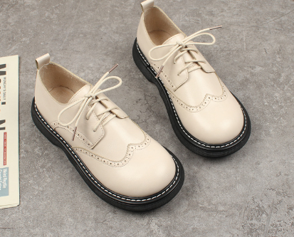 LIZA | Stijlvolle Leren Retro Dames Schoenen – Klassiek, Comfortabel & Veelzijdig Voor Elke Gelegenheid