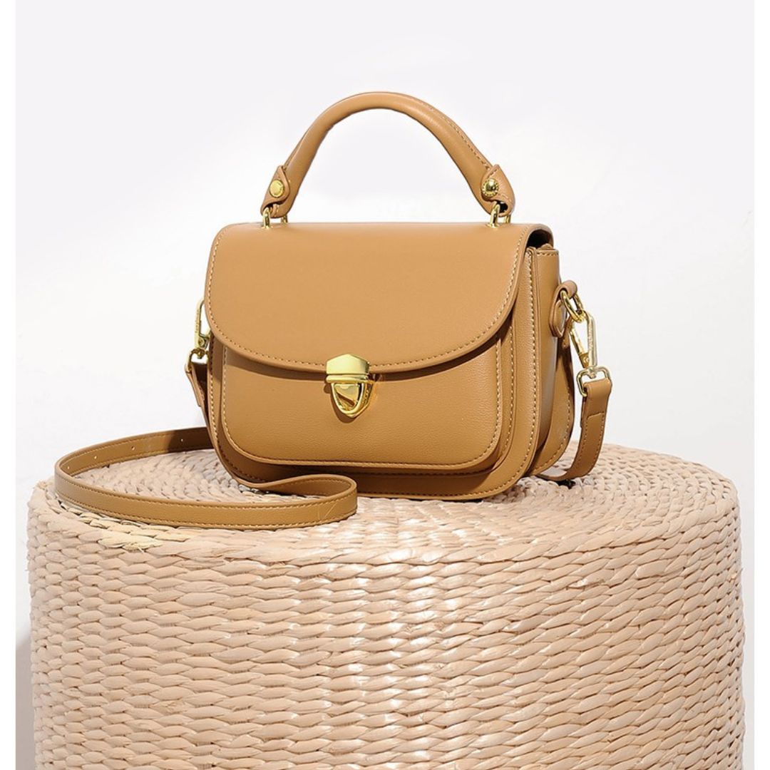 BLAISE | Dames Leren Crossbody Tas – Compact, Elegant & Verrassend Ruim