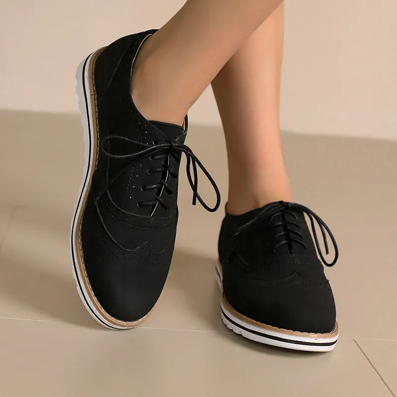LIEN | Klassieke Leren Dames Schoenen Met Elegante Touch