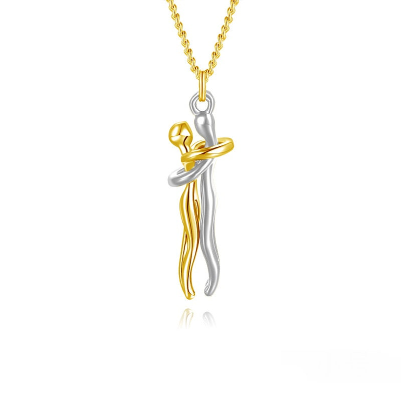 AMPLEXUS | Knuffelketting Met Omhelzende Figuren – Symbolisch, Ontroerend & Perfect Als Liefdescadeau