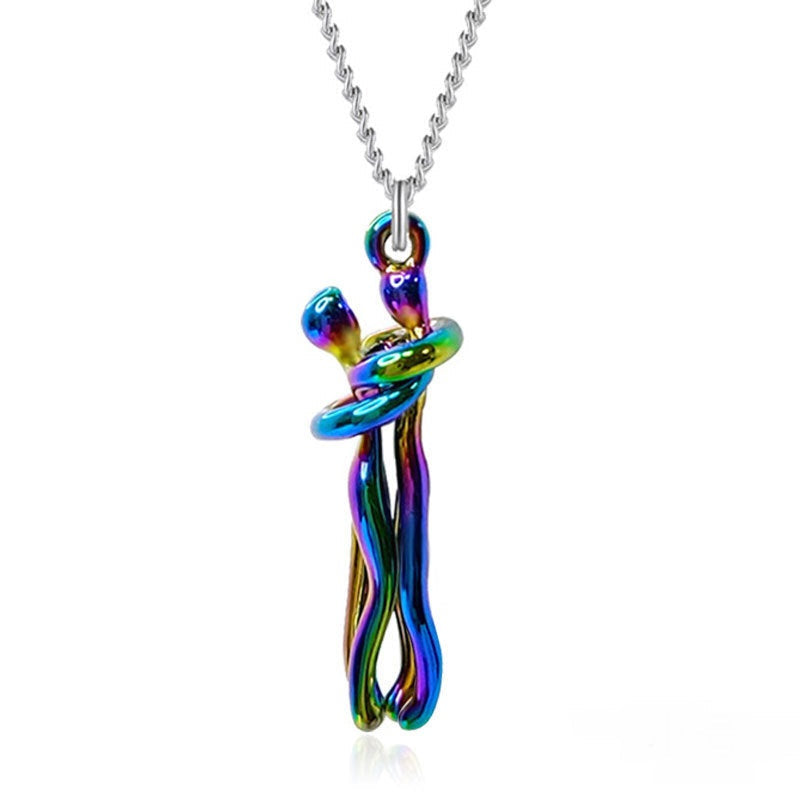 AMPLEXUS | Knuffelketting Met Omhelzende Figuren – Symbolisch, Ontroerend & Perfect Als Liefdescadeau