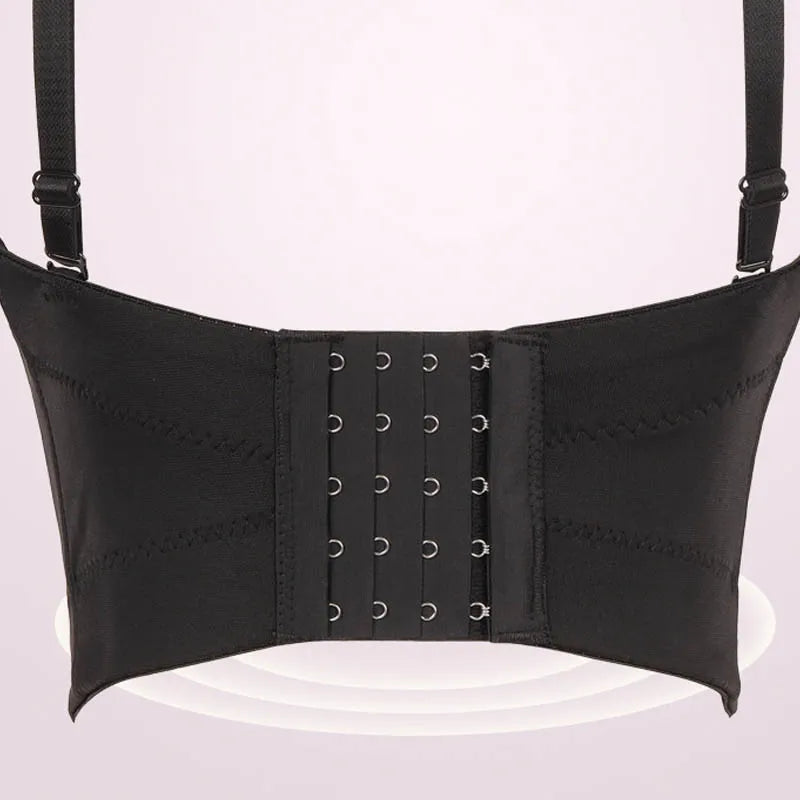 BRIANNA | Witte Bustier Dames Top met Kristallen – Glamour & Verfijning in één