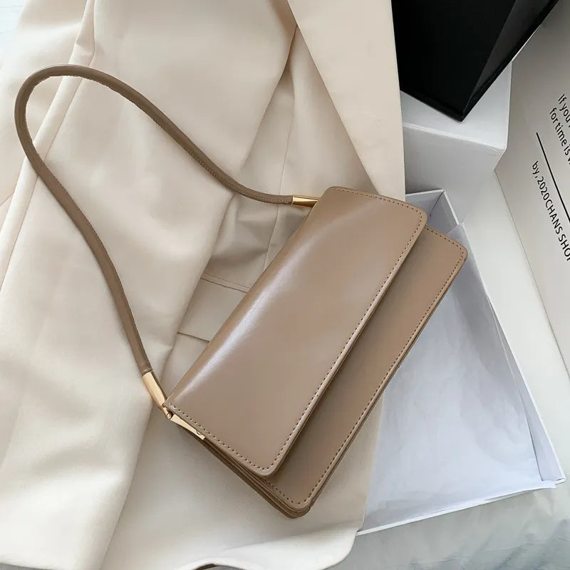 LOU | Minimalistische Schoudertas Voor Dames Met Luxe Finish – Tijdloos, Elegant & Perfect Voor Elke Gelegenheid