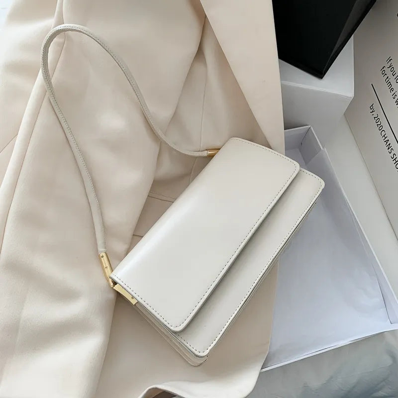 LOU | Minimalistische Schoudertas Voor Dames Met Luxe Finish – Tijdloos, Elegant & Perfect Voor Elke Gelegenheid