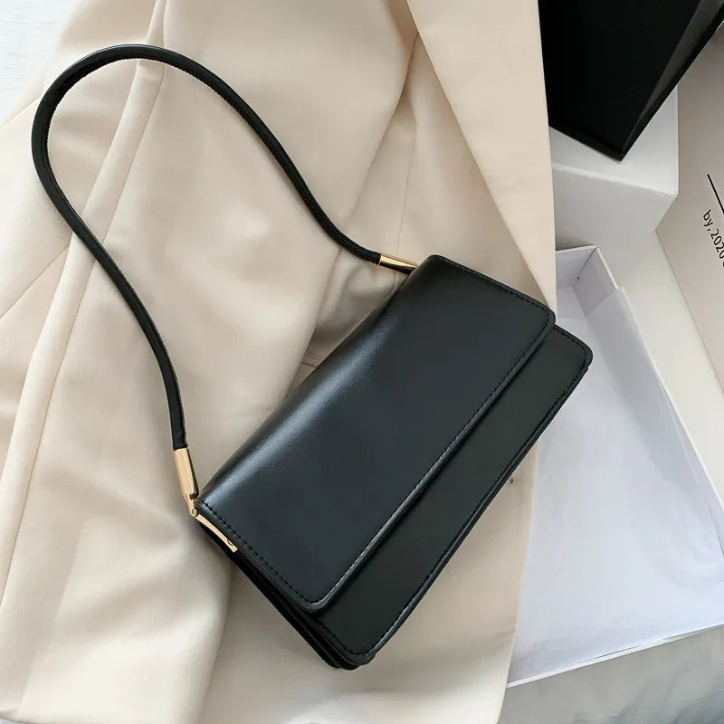 LOU | Minimalistische Schoudertas Voor Dames Met Luxe Finish – Tijdloos, Elegant & Perfect Voor Elke Gelegenheid
