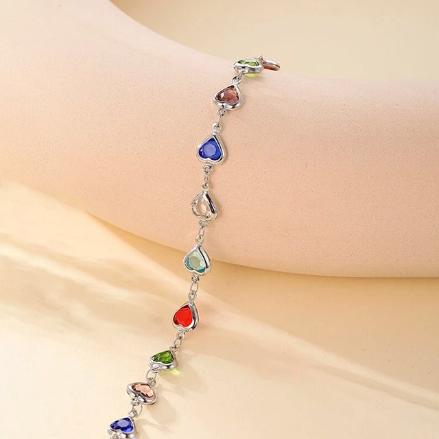 Bohemian Hart Armband – Kleurrijk, Stijlvol & Verstelbaar