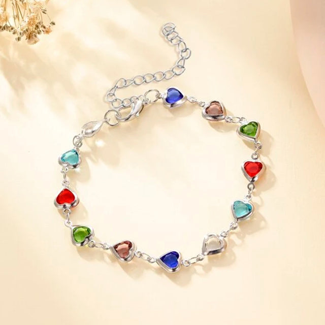 Bohemian Hart Armband – Kleurrijk, Stijlvol & Verstelbaar