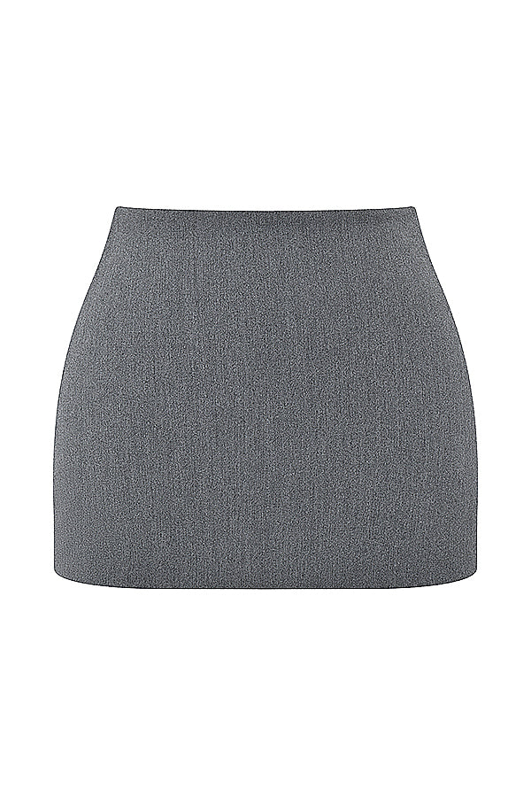 ROSALIE | Grijze Rok + Top Set Voor Dames - Elegant, Chic & Uniek