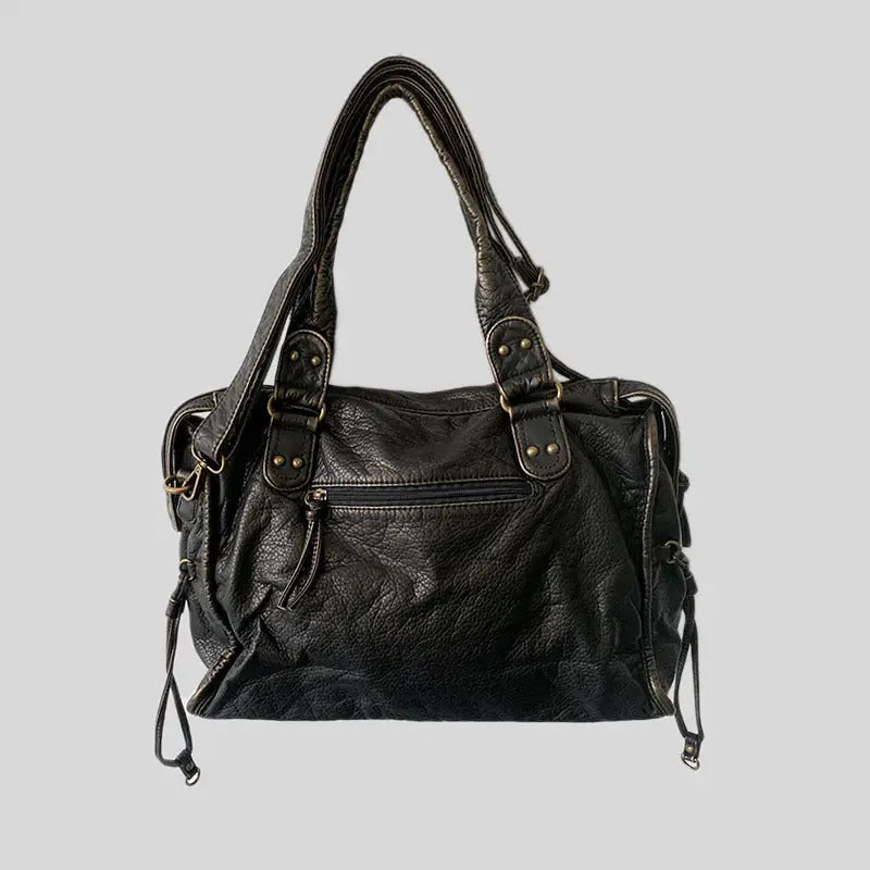 JEOARA | Leren Vintage Draagtas voor Dames – Elegant, Functioneel & Tijdloos