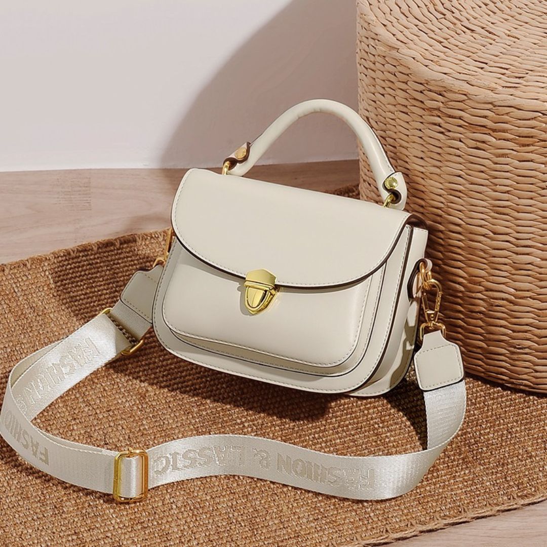 BLAISE | Dames Leren Crossbody Tas – Compact, Elegant & Verrassend Ruim