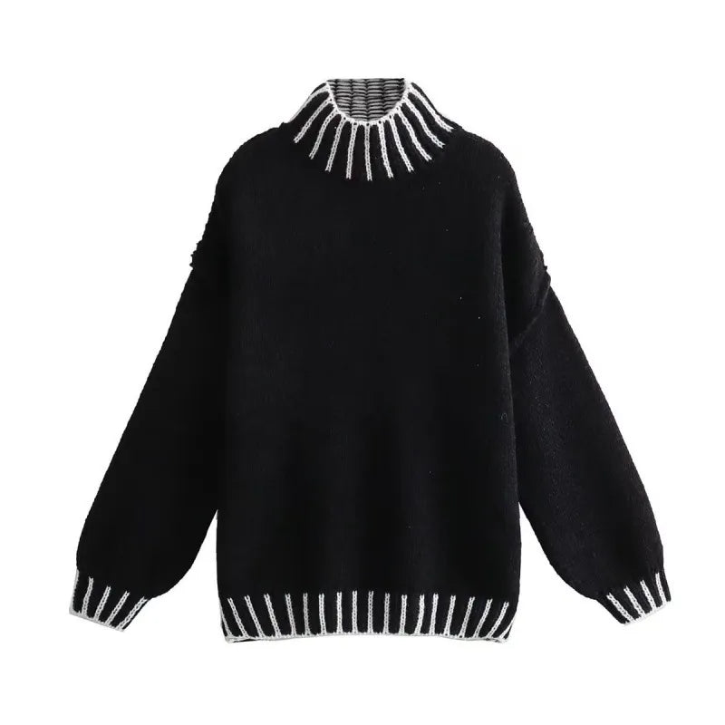 SERENITY | Luxe Dames Coltrui Met Losse Pasvorm – Warm, Tijdloos & Perfect Voor Gelaagde Looks