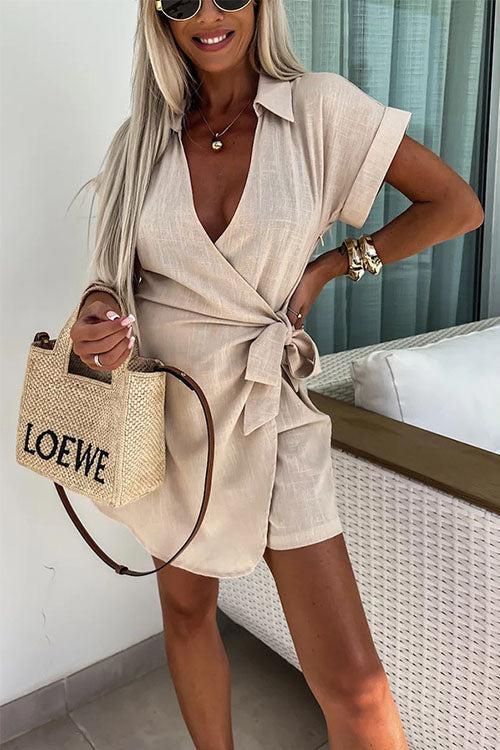 LILOU | Zomerse Wikkeljurk voor Warme Dagen - Uniek & Stijlvol