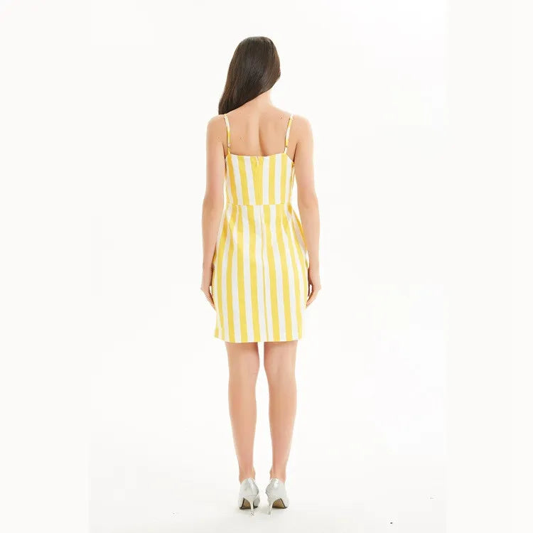 NOELY | Elegante Gestreepte Zomer Jurk Voor Dames - Stijlvol & Comfortabel