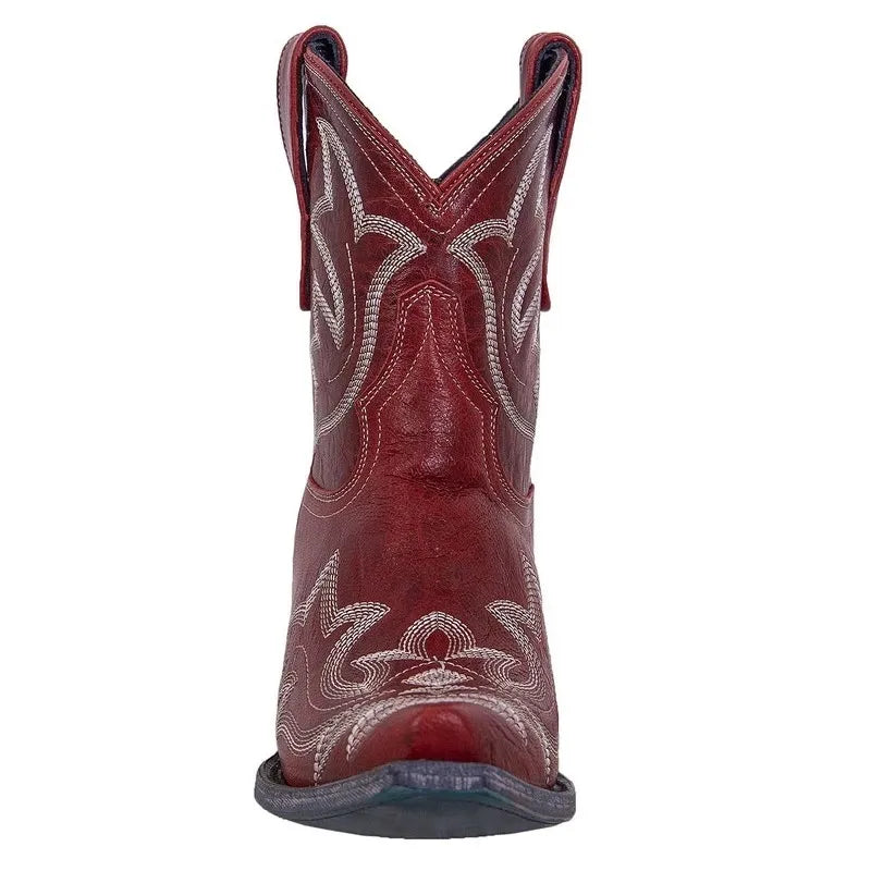 LIES | Elegante Korte Cowboy Laarsjes Voor Dames - Comfortabel & Stijlvol