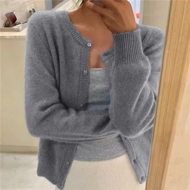 REBECCA | Elegant Gebreid Vest Voor Dames Met Knoopjes – Tijdloos, Warm & Comfortabel