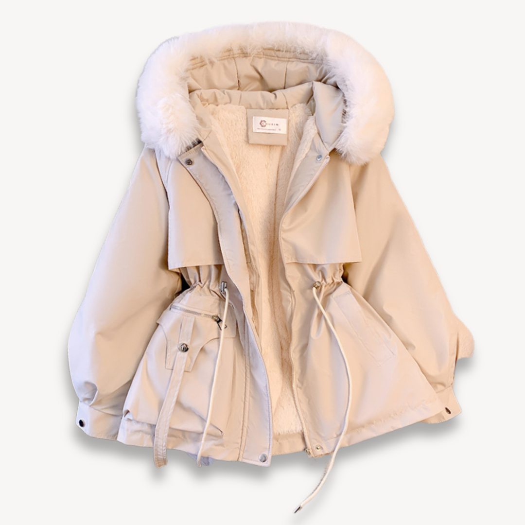 Luxe Dames Winterjas Met Capuchon En Ceintuur | Ultieme Warmte, Bescherming & Chic Silhouet