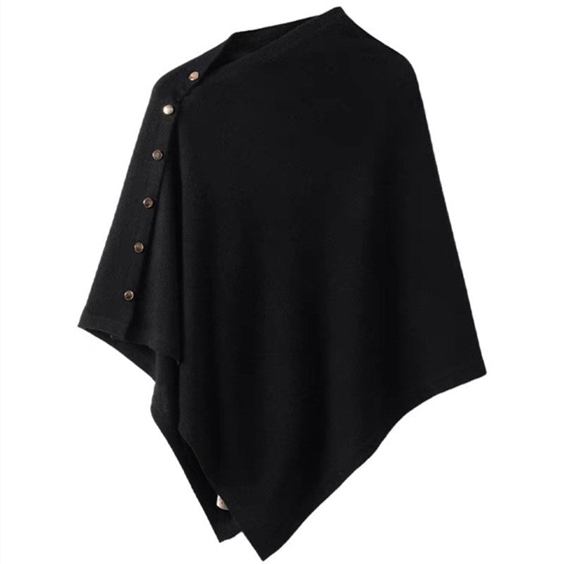 IVORA | Luxe Dames Sjaal Poncho – Warme elegantie met een stijlvolle twist