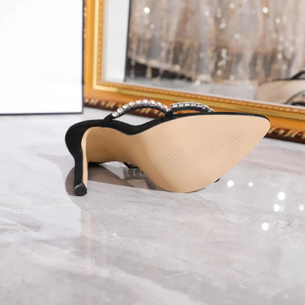 NATALIA | Verleidelijke Hakken Voor Dames Belegd Met Steentjes - Chic, Elegant & Comfortabel