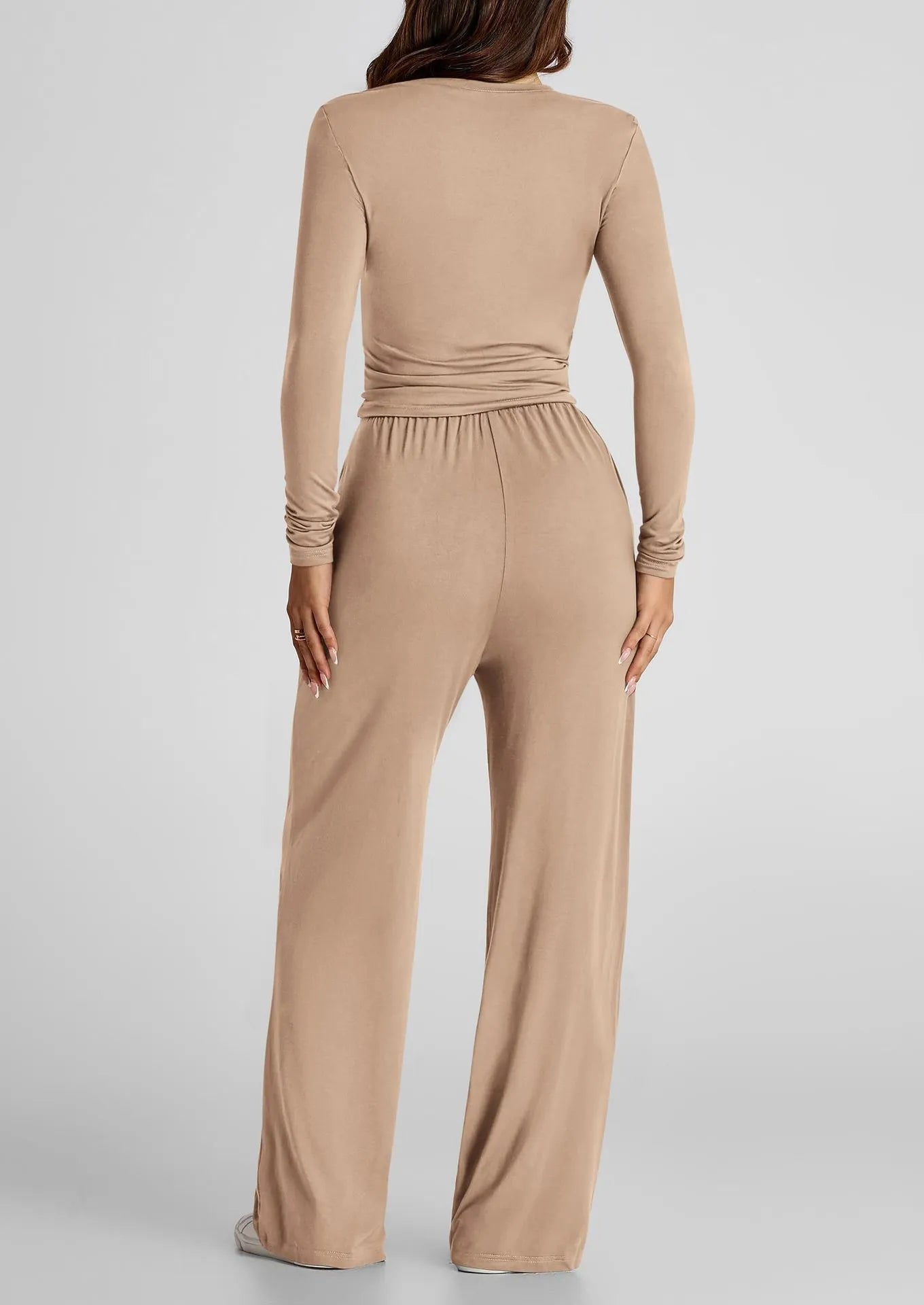 LIEKE | 2-Delige Lounge-Set Voor Dames – Zacht, Ademend & Perfect Voor Comfortabele Herfst Dagen