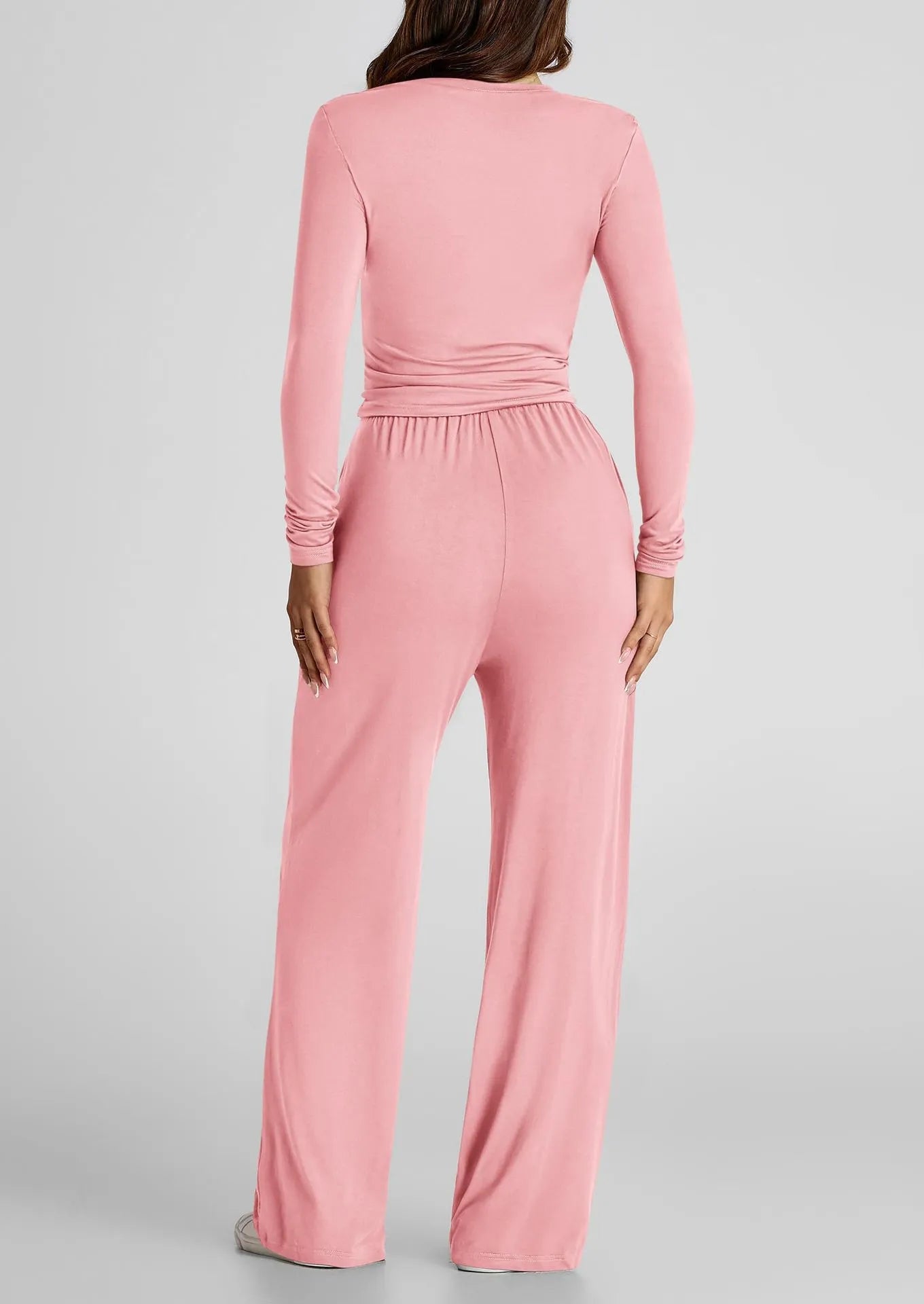 LIEKE | 2-Delige Lounge-Set Voor Dames – Zacht, Ademend & Perfect Voor Comfortabele Herfst Dagen
