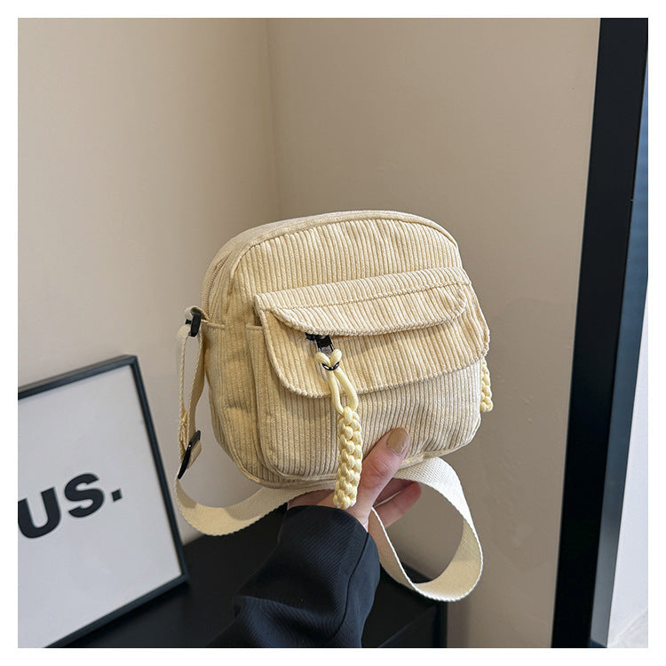 AMAYA | Ribbed Crossbody - Compact, Modieus & Functioneel