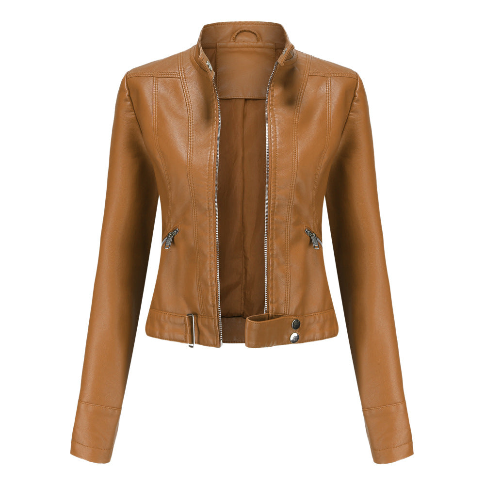 Elegante Leren Jas Voor Dames – Tijdloos, Duurzaam & Comfortabel