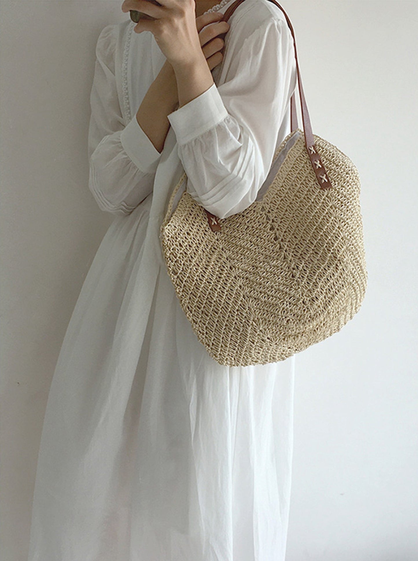 ZIVA | Elegante Gevlochten Strandtas Voor Dames - Zomers & Praktisch