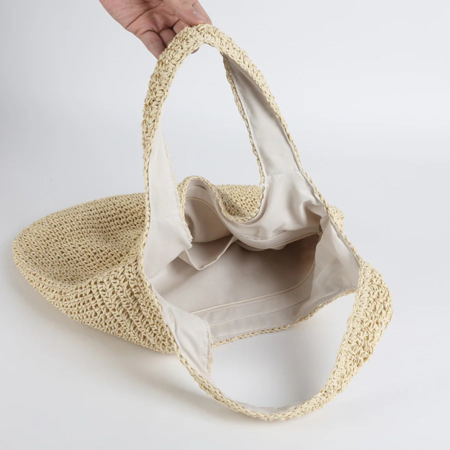 DASSI | Gevlochten Strandtas Voor Dames - Zomers & Casual