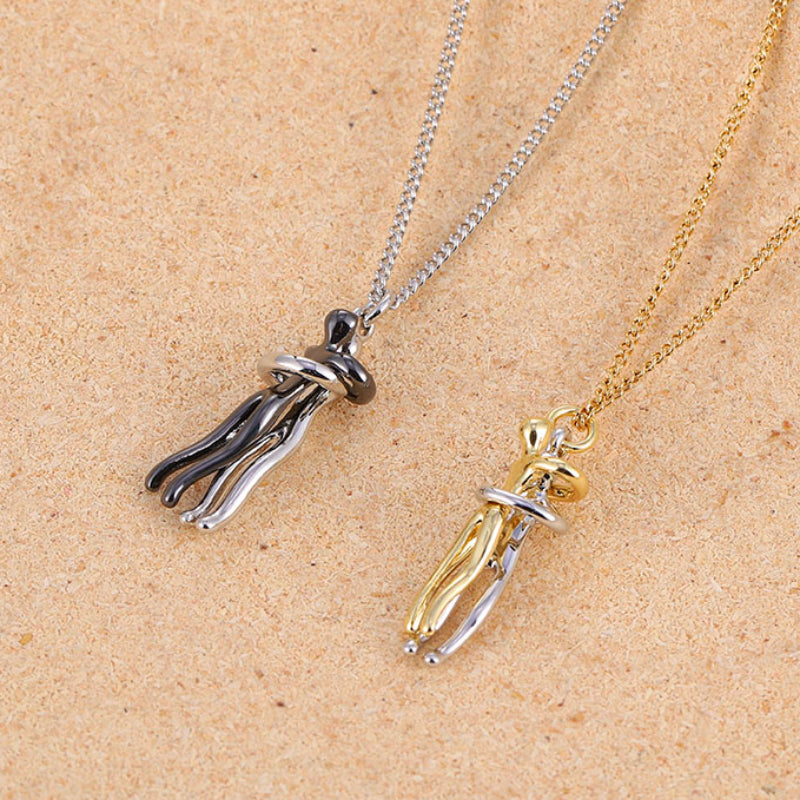 AMPLEXUS | Knuffelketting Met Omhelzende Figuren – Symbolisch, Ontroerend & Perfect Als Liefdescadeau