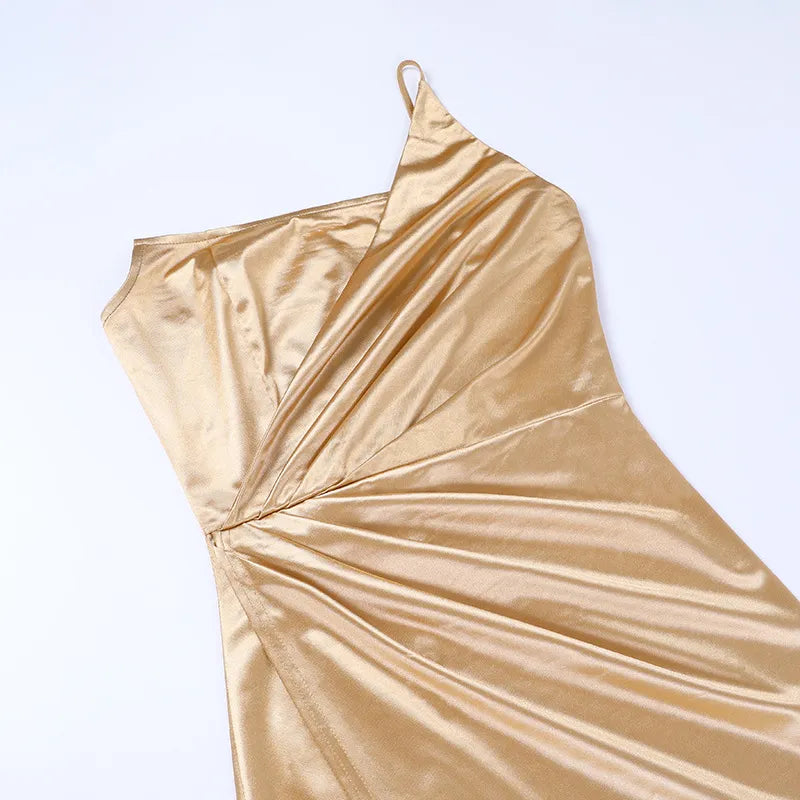 Elegant Satin Maxi Dress | Luxe, Stralend En Verfijnd Voor Speciale Gelegenheden