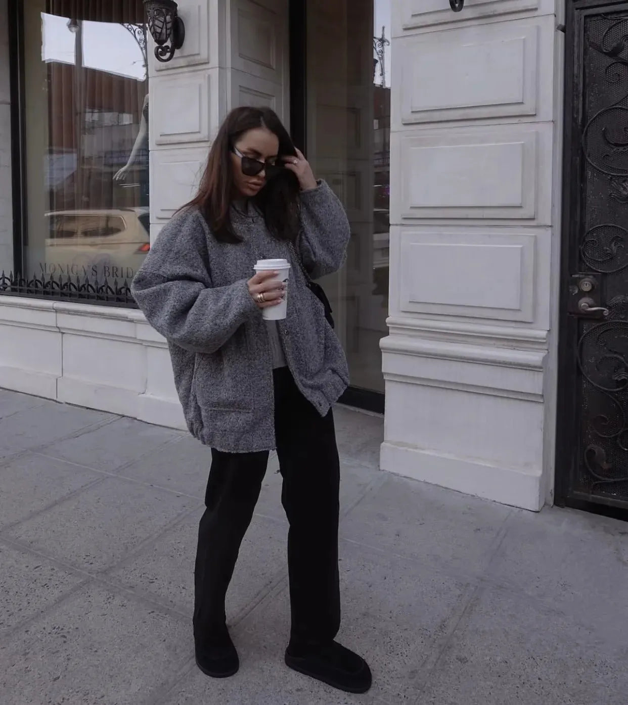 NORA | Oversized Bomberjack Voor Dames – Warm, Stijlvol & Perfect Voor Koude Dagen In De Stad
