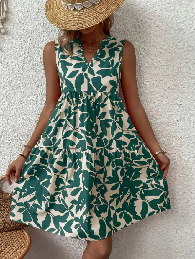 AMÉLIA | Zomers Damesjurkje Met Bloemenprint – Luchtig, Vrouwelijk & Perfect Voor Warme Dagen