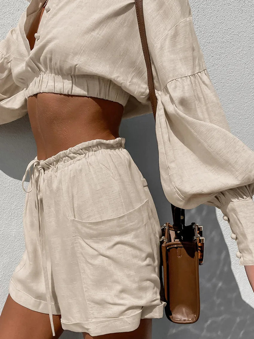 MISAKI | Eenvoudige elegantie in een casual tweedelige dames set