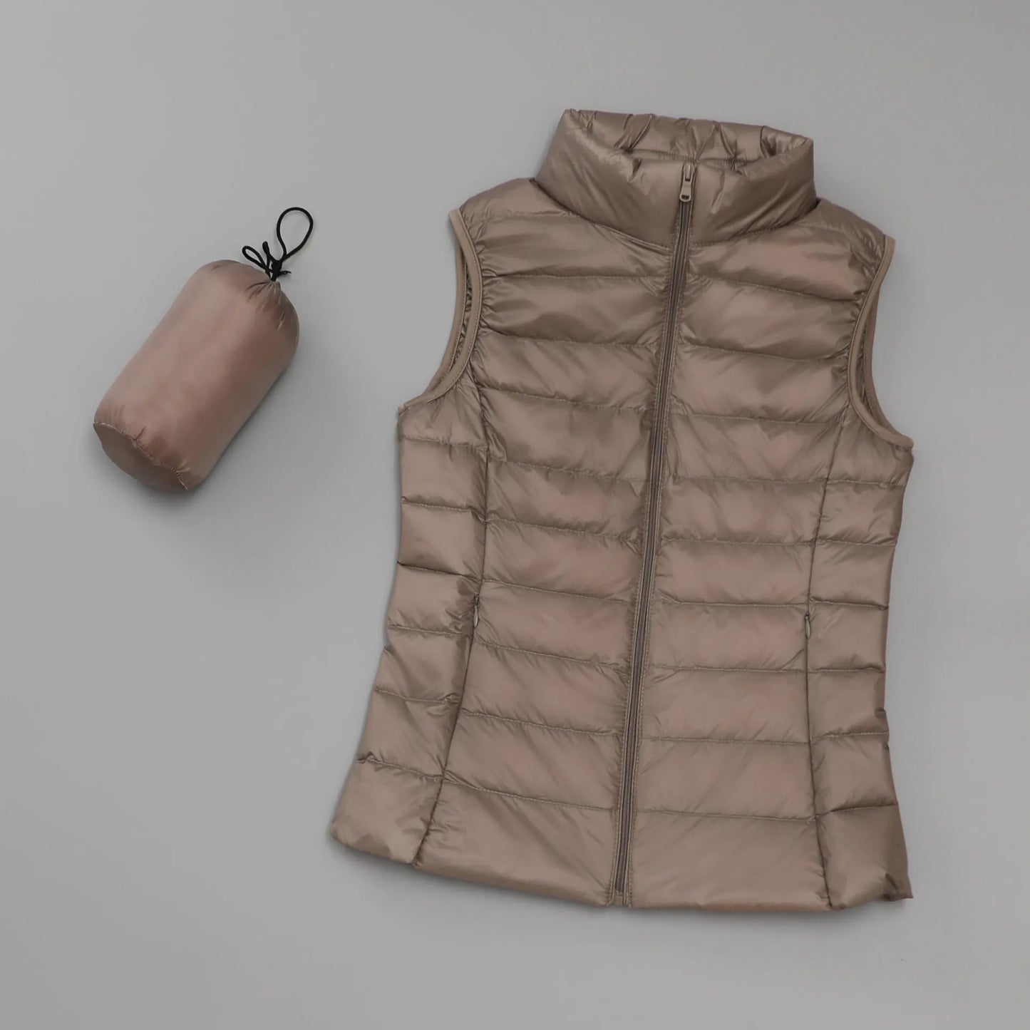 MIREILLE | Lichte Gewatteerde Dames Bodywarmer – Winddicht, Getailleerd & Perfect Voor Tussenseizoenen