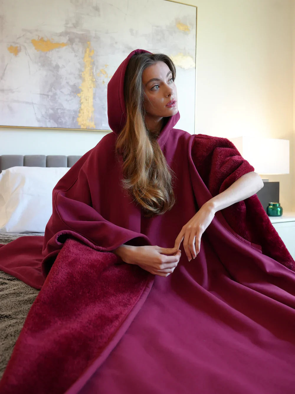 AMARA | Warm Gevoerde Hoodie Blanket – Oversized Warmte & Ultiem Comfort