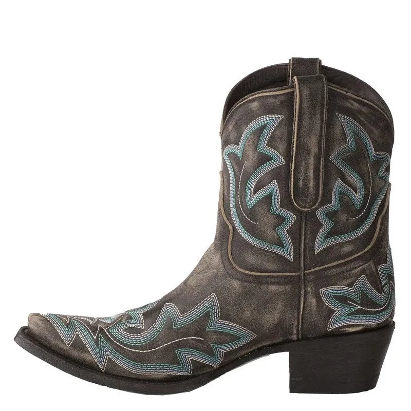 LIES | Elegante Korte Cowboy Laarsjes Voor Dames - Comfortabel & Stijlvol