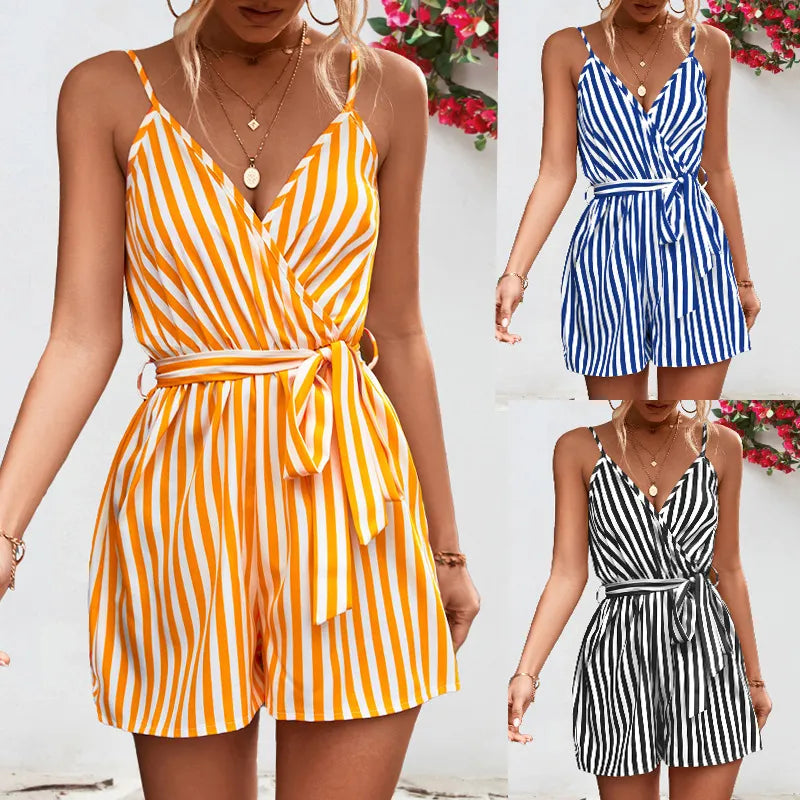 STELLA | Zomerse Jumpsuit Met Strepen - Zomers, Stijlvol &Comfortabel