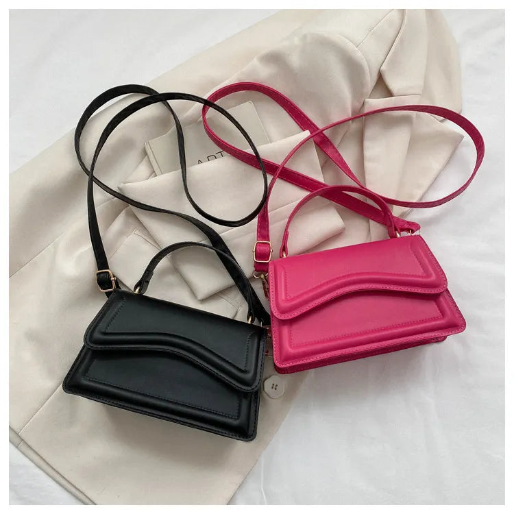 MELISSA | Luxe Strakke Leren Tas Voor Dames Met Subtiele Details & Vorm
