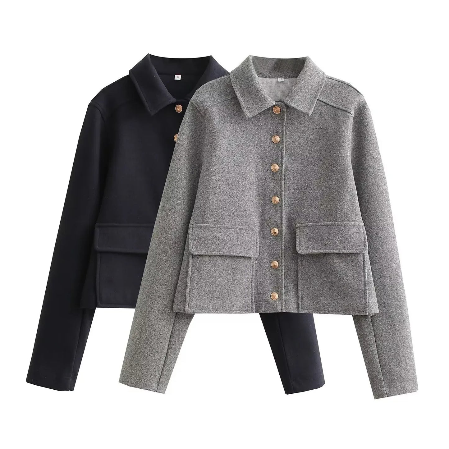 CHARLOTTE | Klassiek Wol Jasje Voor Dames Met Knopen - Modern, Elegant & Klasse