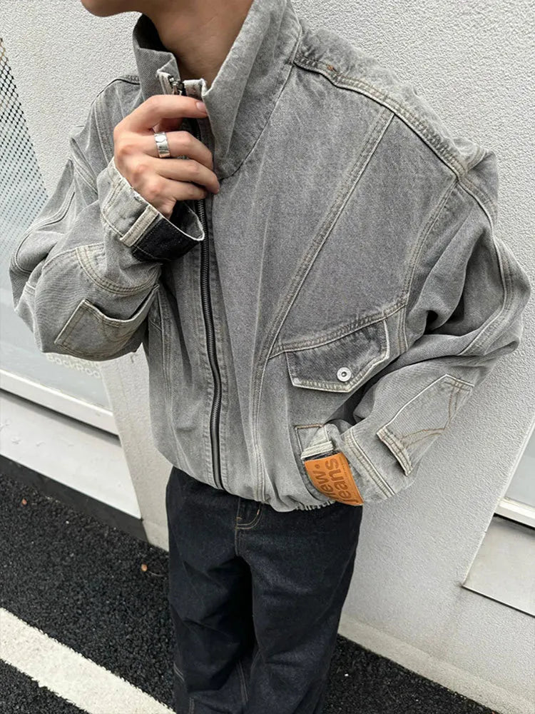 MOSA | Oversized Denim Jas Voor Dames Met Pocket Design - Stijlvol & Modieus