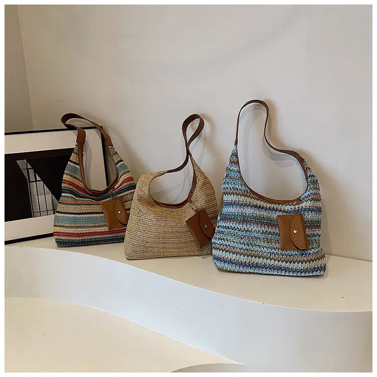 SAM | De Ultieme Zomerse Tas Met Raffia Look - Casual, Zomers & Functioneel
