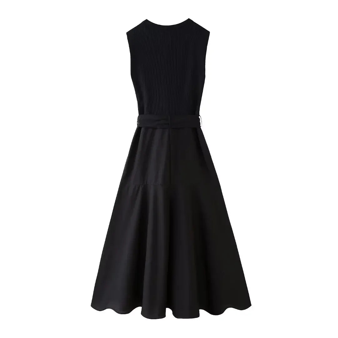 DITTA | Casual Zomerse Jurk Voor Dames Met Riem - Luchtig, Stijlvol & Comfortabel