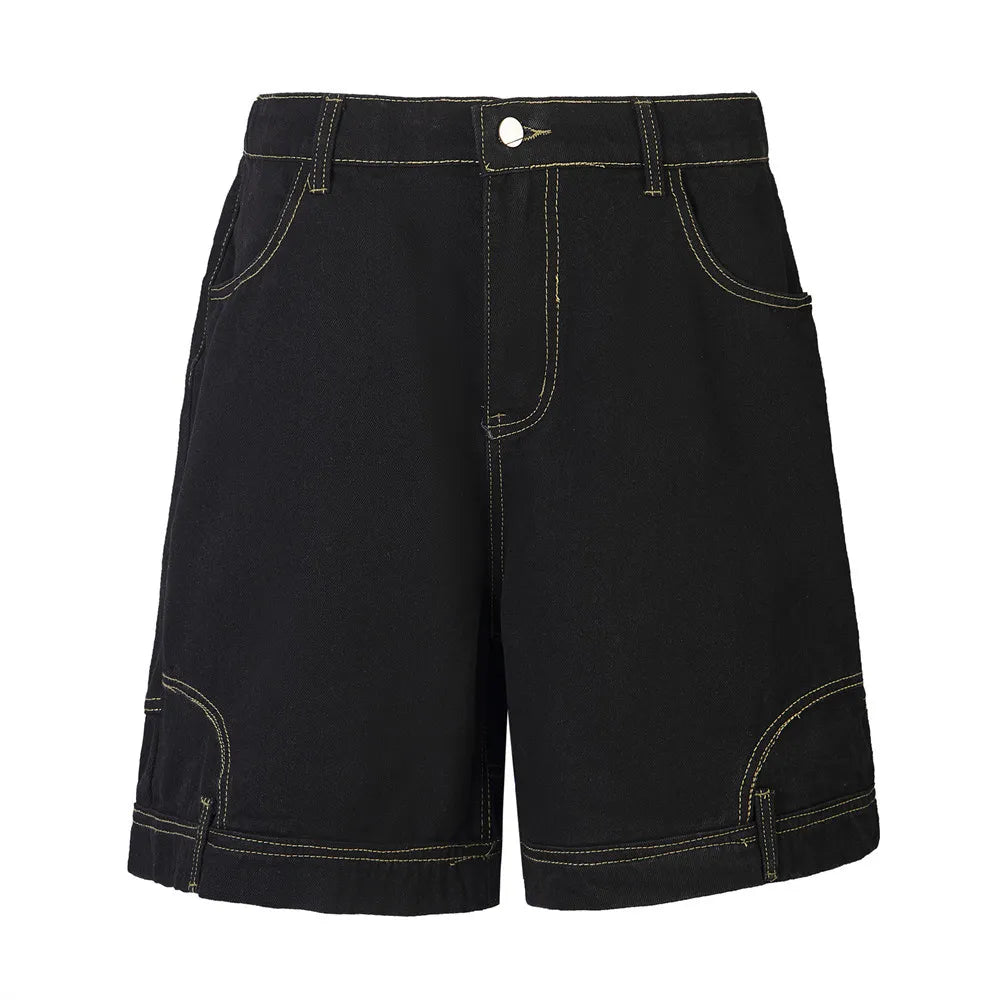 MAUD | Denim Shorts met Urban Oversized Look – Stoer, Comfortabel & Streetproof